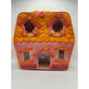 Lalaloopsy Minis Dollhouse Storage Case Vinyl Cardboard Zipper Closure